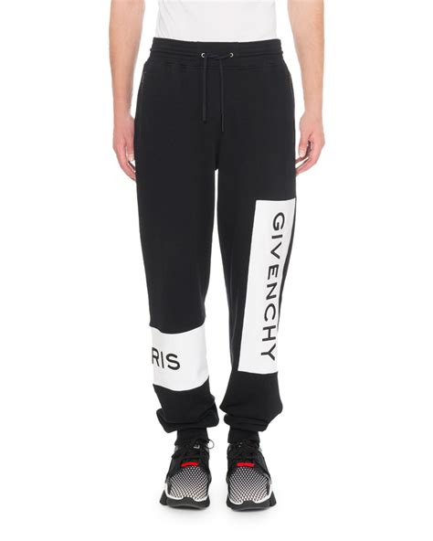 givenchy leather jogger pants men|givenchy men's shorts.